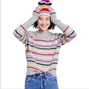 La Ligne x Target Gray Striped Crewneck Sweater Women’s Size 3X NWT sold out